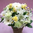 東京都杉並区フローラ花工房の花　ホワイトのアレンジメント